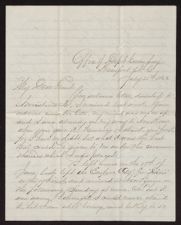 Letter from James W. Iredell Jr. to George H. S. Driver