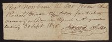 Tax Receipts, 1806-1866, n.d.