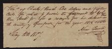 Tax Receipts, 1806-1866, n.d.