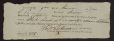 Tax Receipts, 1806-1866, n.d.