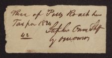 Tax Receipts, 1806-1866, n.d.