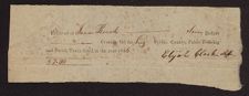 Tax Receipts, 1806-1866, n.d.