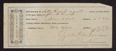 Tax Receipts, 1806-1866, n.d.