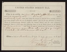 Tax Receipts, 1806-1866, n.d.
