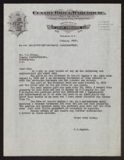 Letter to Washington, D.C., Deputy Commissioner