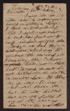 Letter from J. E. May to his mother