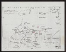 USS Burns track chart