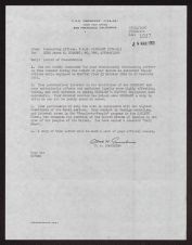 Letter of commendation from C. A. Larribino to Bryan R. Colbert