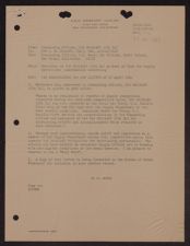 Letters on selection of USS Oriskany (CVA-34) for supply operations