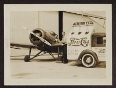 Pepsi-Cola truck and plane