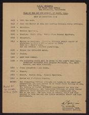 U.S.S. Escambia plan of the day, 27 March 1944