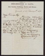 Letter from Heilbroner and Lang to Moses Turnage