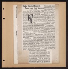 Institute of Outdoor Drama Scrapbook