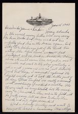 Letter from Willard Garris to the Lanning family