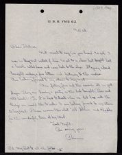 Letter  from H. V. Brown to Thelma Thompson