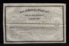 Deacon certificate for Thomas Benjamin Neely