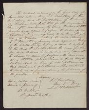 Surgeon's contract for Second Seminole War