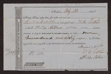 Merchants' Bank of Newbern promissory note