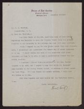 Letter from Thomas C. Darst to J. B. Patrick