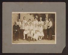 1914 East Singing Class with faculty members