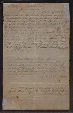 Bill of sale for an enslaved person