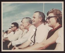 Wally Howard, Jeanelle Moore, Gov. Dan Moore, Leo Jenkins, and Lillian Jenkins