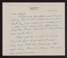 Personal Correspondence (1940, 1944-1945)