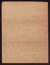 Personal Correspondence (1940, 1944-1945)