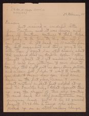 Personal Correspondence (1940, 1944-1945)