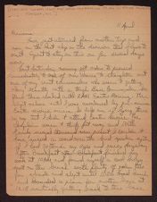 Personal Correspondence (1940, 1944-1945)