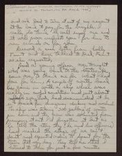 Personal Correspondence (1940, 1944-1945)