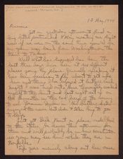 Personal Correspondence (1940, 1944-1945)