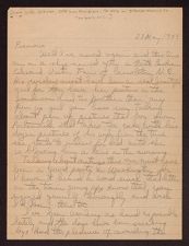 Personal Correspondence (1940, 1944-1945)