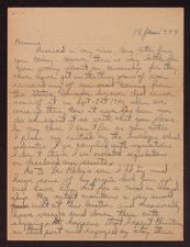 Personal Correspondence (1940, 1944-1945)