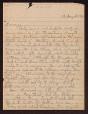 Personal Correspondence (1940, 1944-1945)