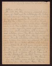Personal Correspondence (1940, 1944-1945)