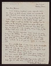 Personal Correspondence (1940, 1944-1945)