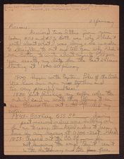 Personal Correspondence (1940, 1944-1945)