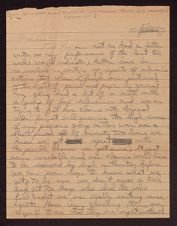 Personal Correspondence (1940, 1944-1945)