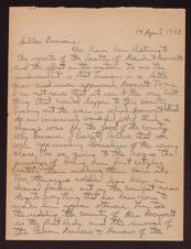 Personal Correspondence (1940, 1944-1945)