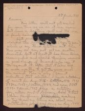 Personal Correspondence (1940, 1944-1945)