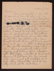 Personal Correspondence (1940, 1944-1945)