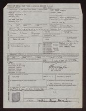 Personal Military Records (1943–1947)