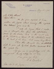 Letter from W. C. Dresbach to Ophie Stancil