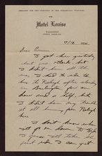 Letter to Eunice Mann from Ed