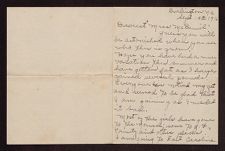 Letter to Julia Catherine McDaniel from Jack Curtis