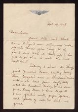 Letter to Robert Leslie Towe