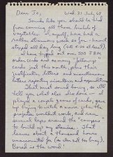 Letter from William H. Loy III to Joy L. Rountree