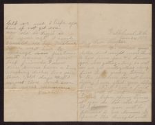 Letter from Caroline Tyson to Maud (Tyson) Smith