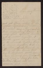 Letter from Caroline Tyson to Maud (Tyson) Smith